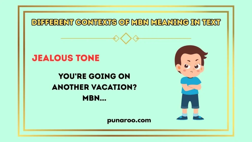 Different Contexts of MBN Meaning in Text