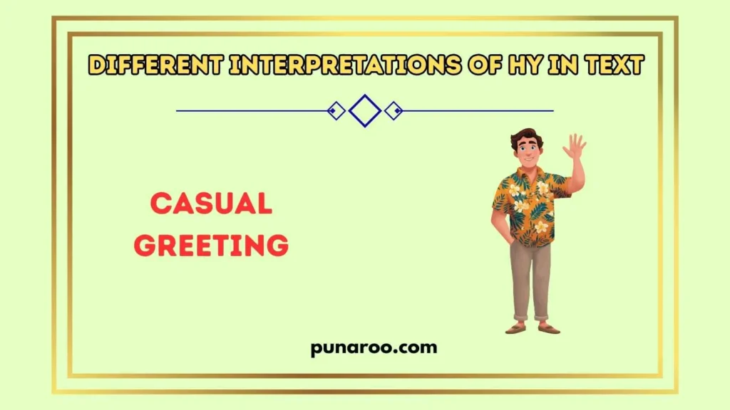 Different Interpretations of Hy in Text