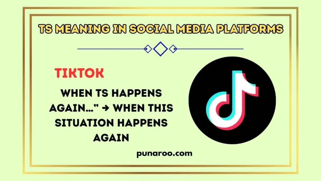 TS Meaning in Social Media Platforms