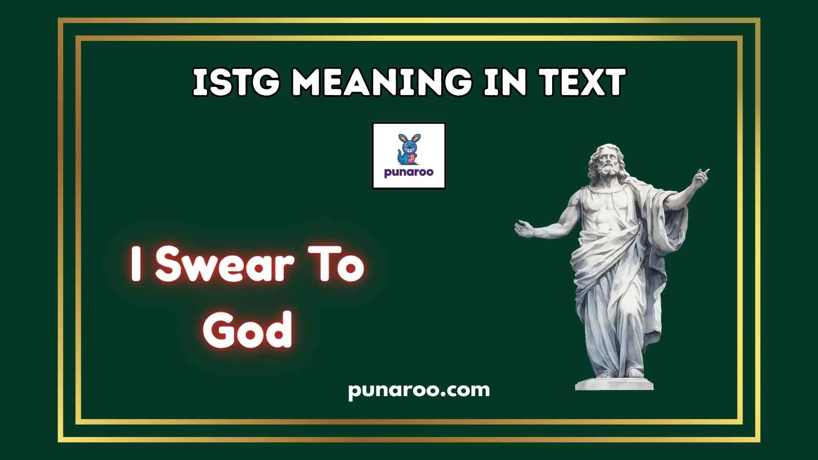 ISTG Meaning In Text