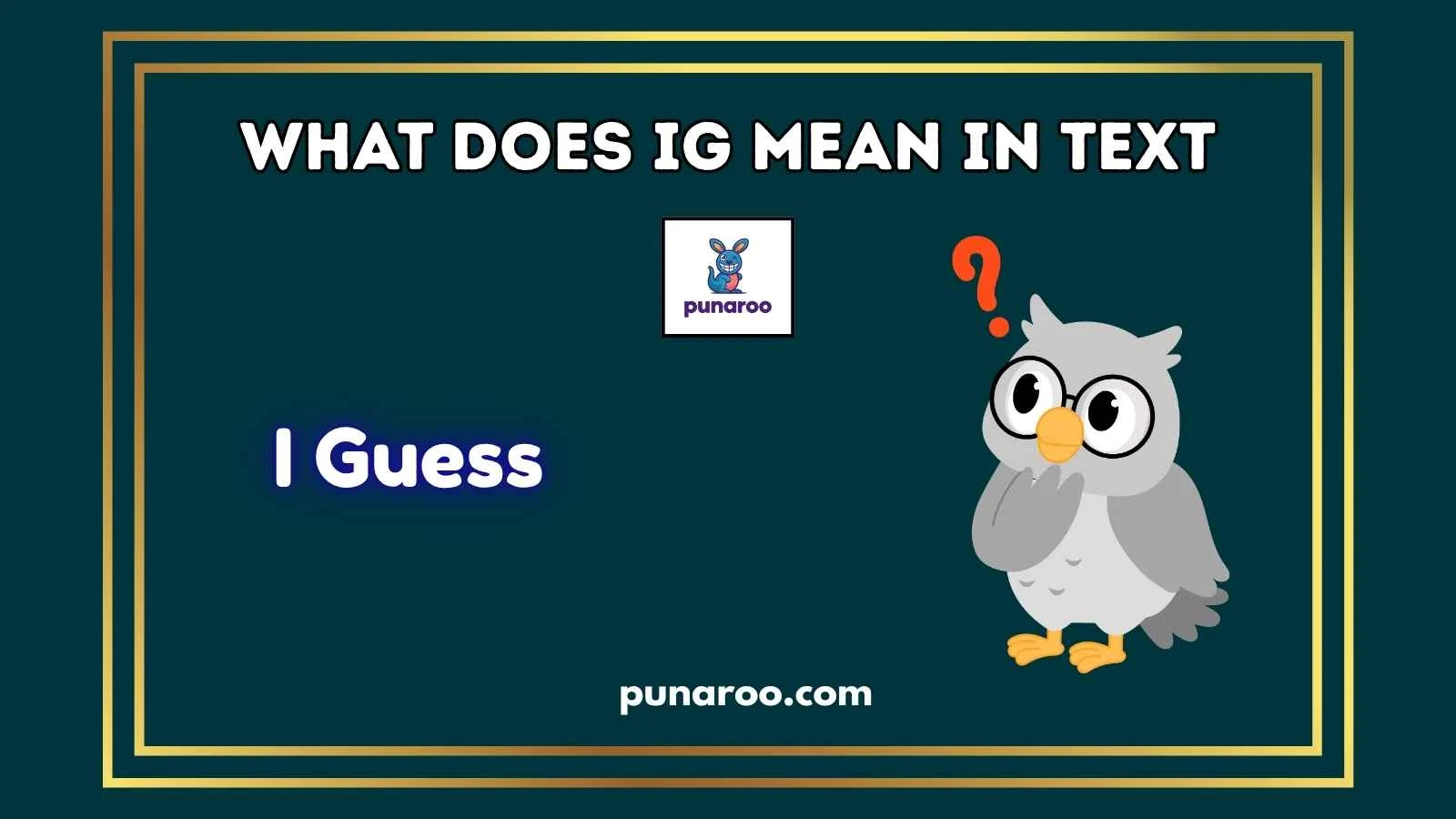 What Does IG Mean in Text