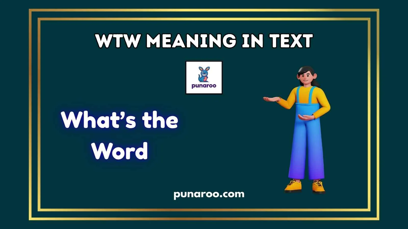 WTW Meaning in Text
