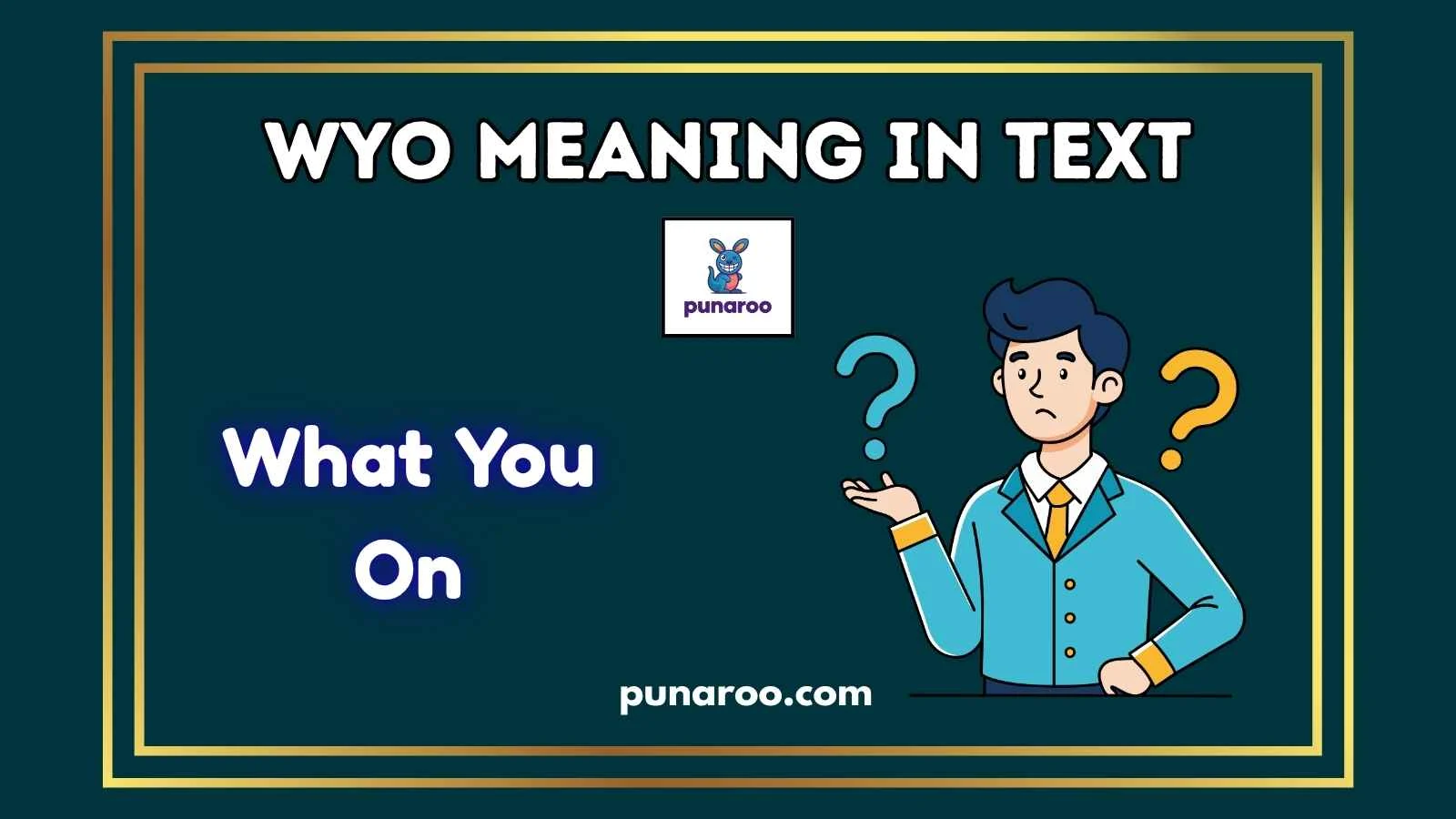 WYO meaning in text
